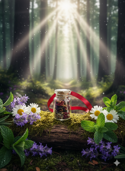 Love Charm Jar Necklace